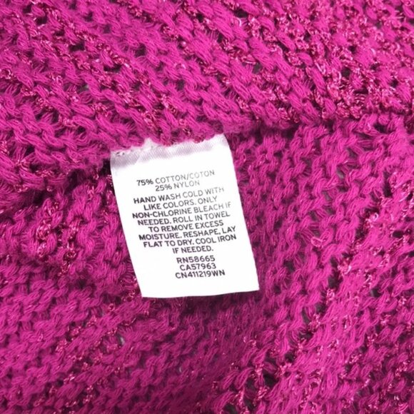 Caslon Sweater Purple Fuchsia Tank Top - Picture 7 of 8